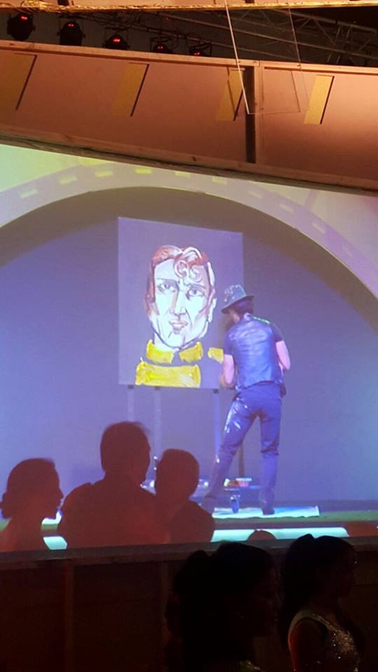 ACTION PAINTING SHOW performance