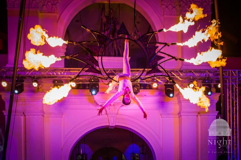 AERIAL FIRE SHOW