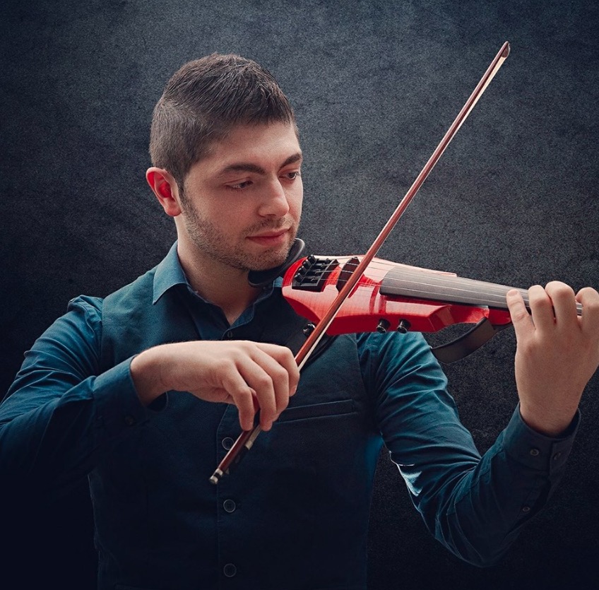 Arabic Male Violinist performance