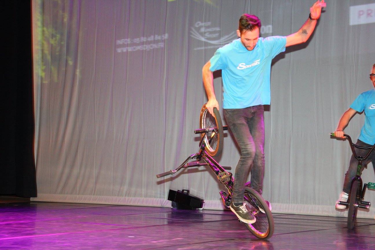 BMX Stunt Show performance