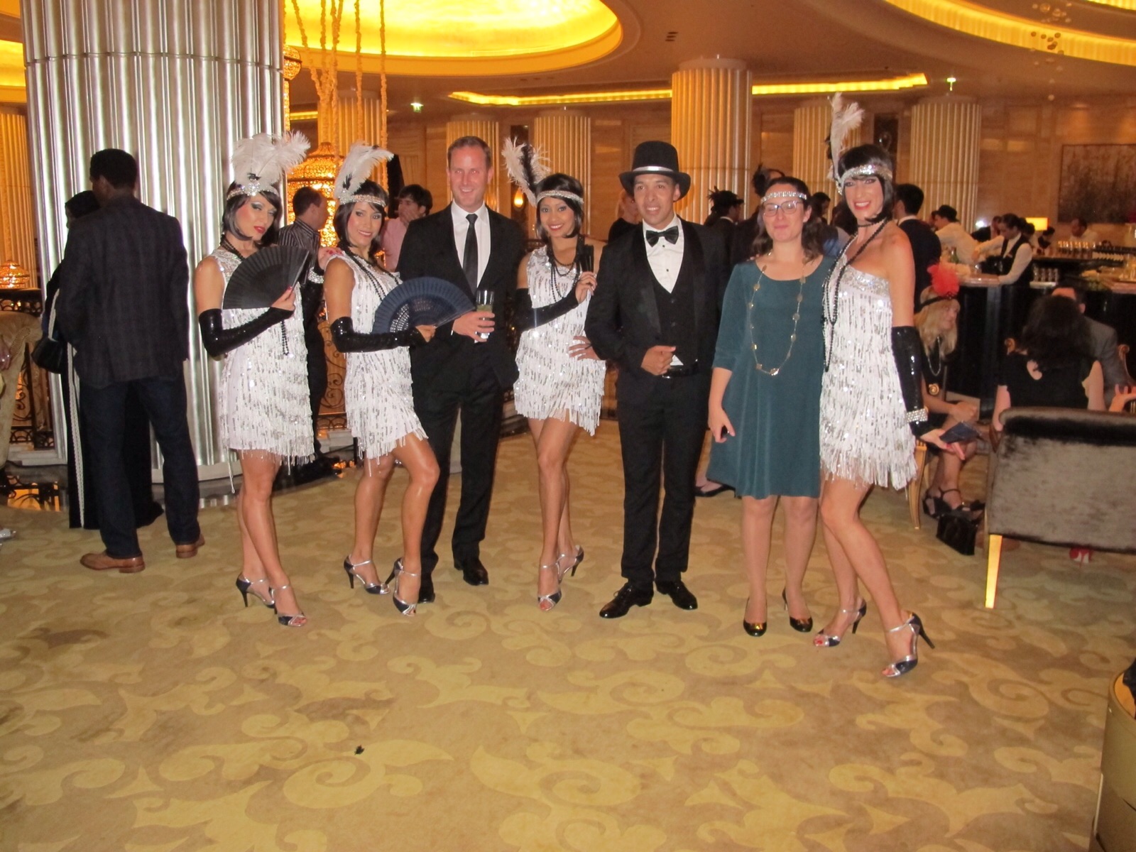 Broadway and Gatsby Dancers performance