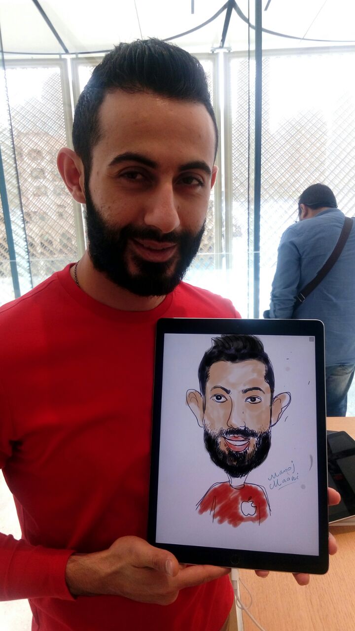 CARICATURE ARTIST performance