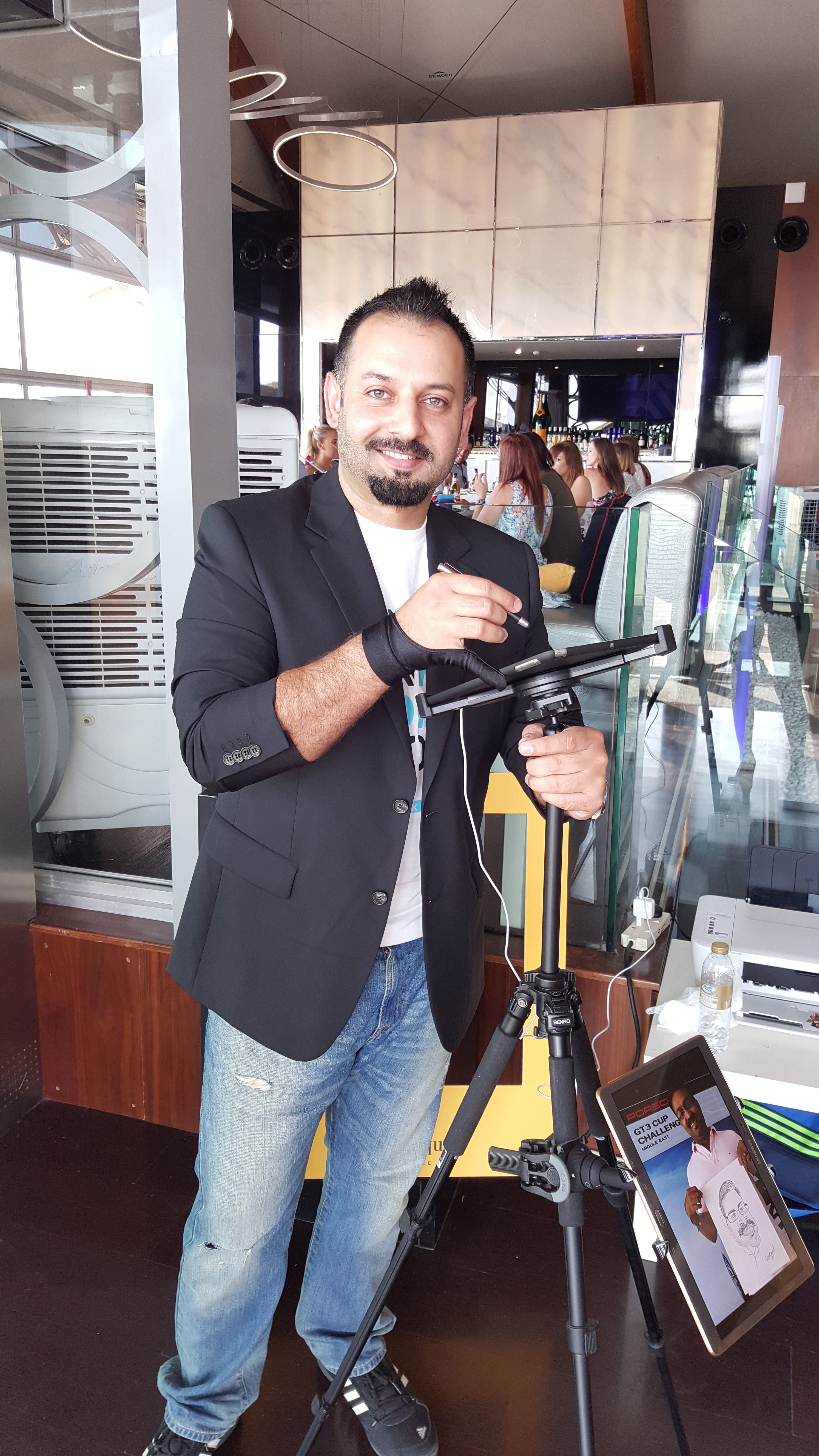 Caricature Artist performance