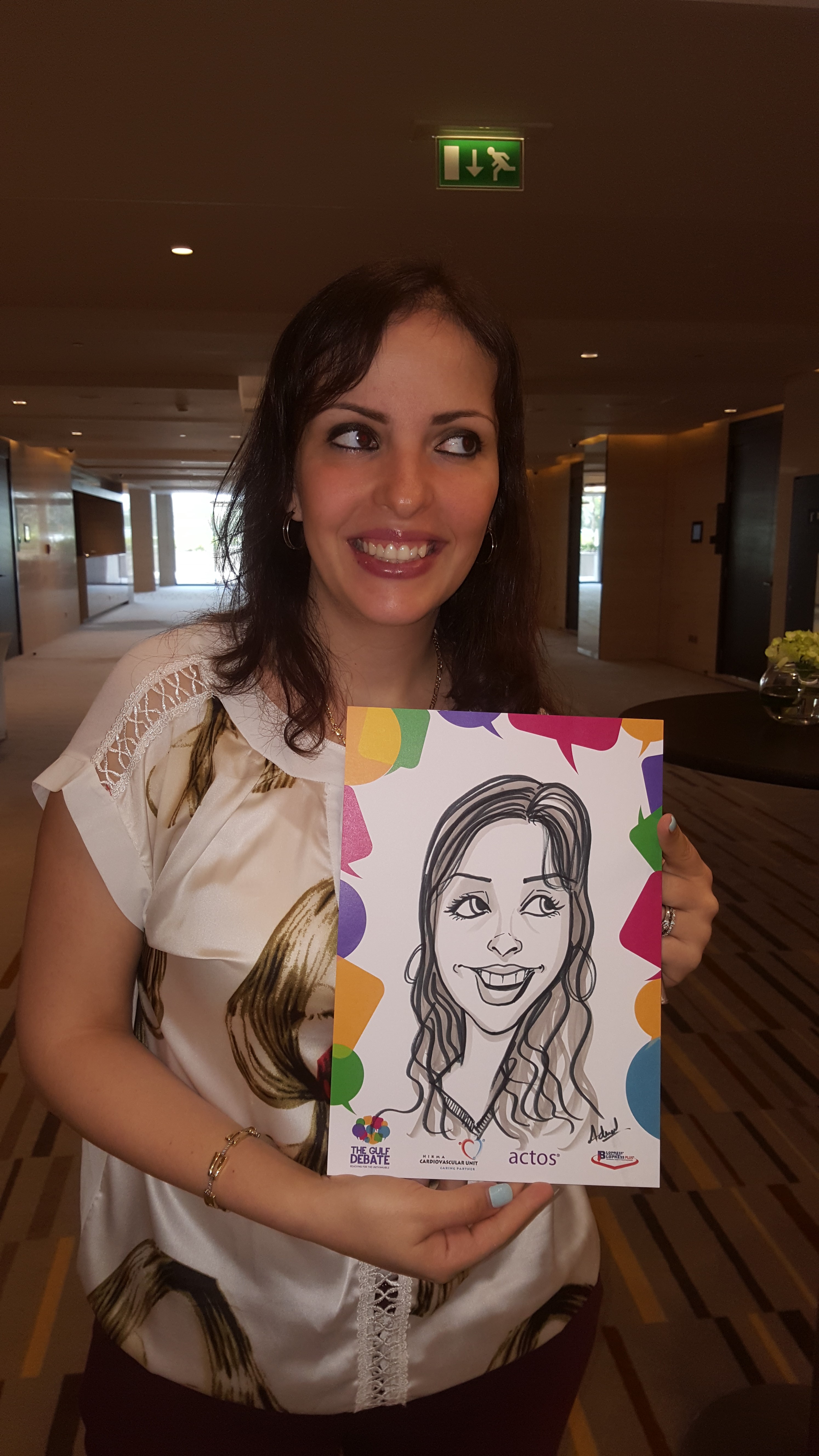 Caricature Artist performance
