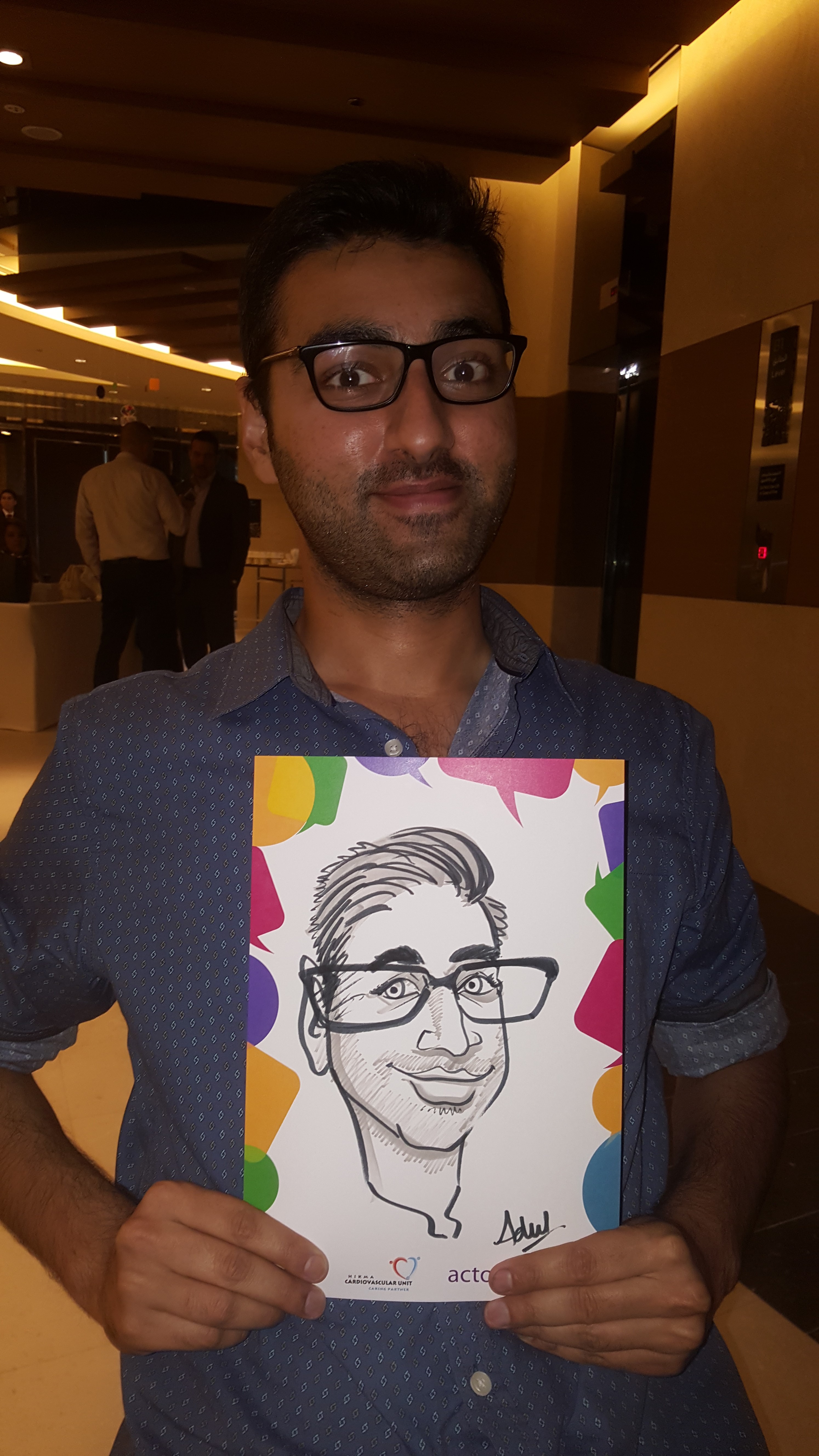 Caricature Artist performance