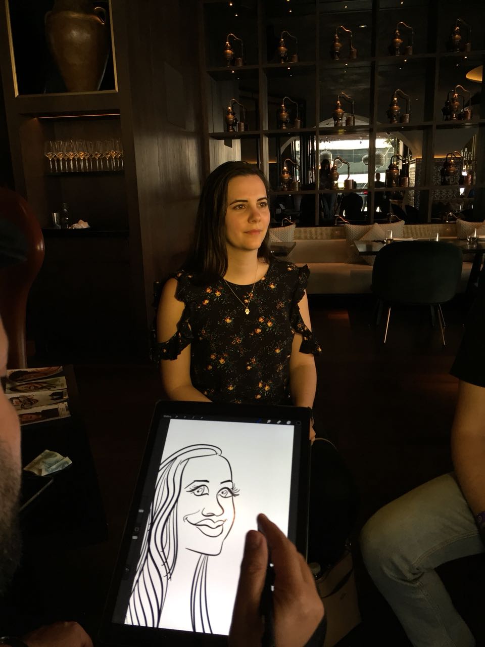Caricature Artist performance