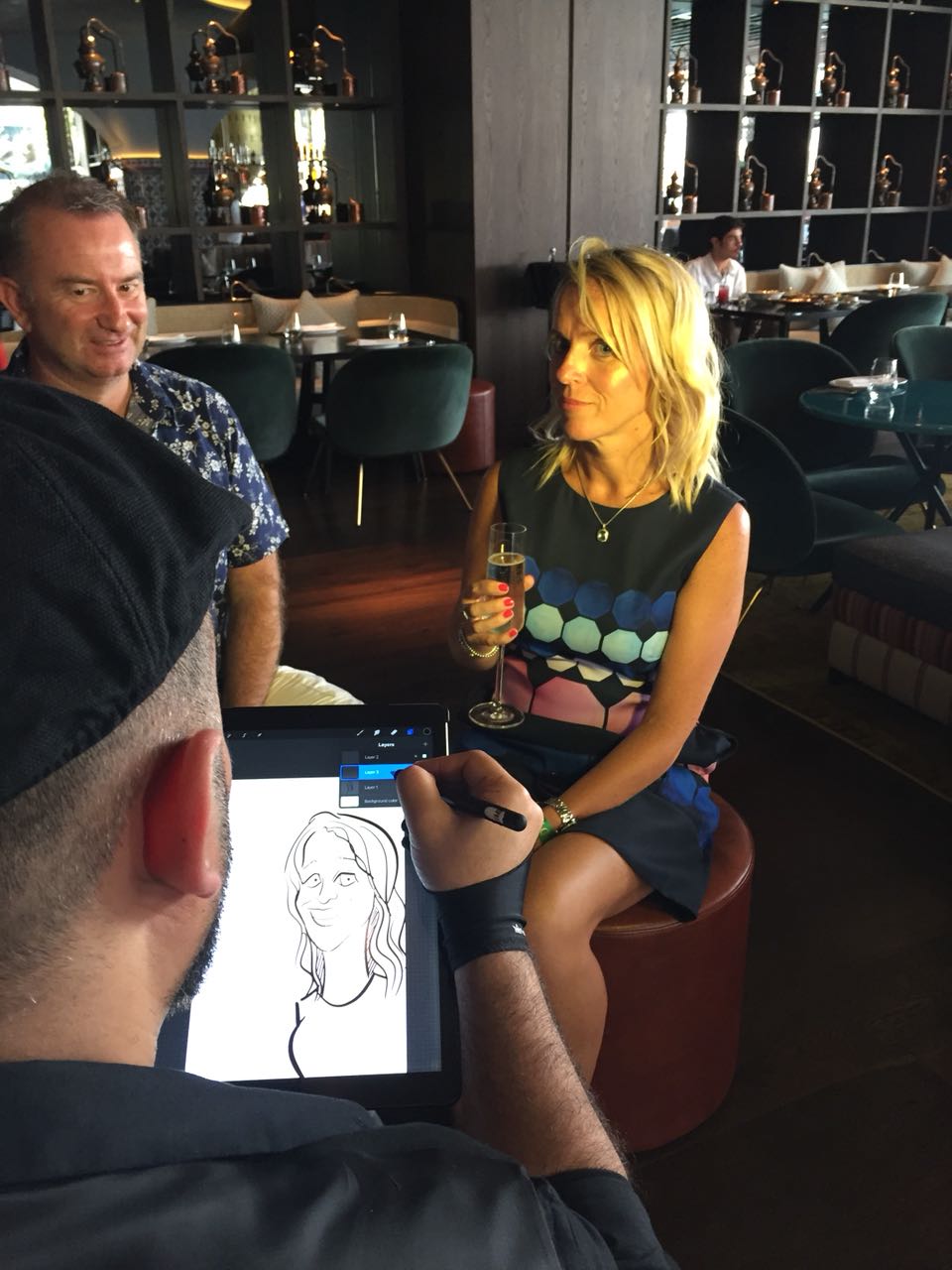 Caricature Artist performance