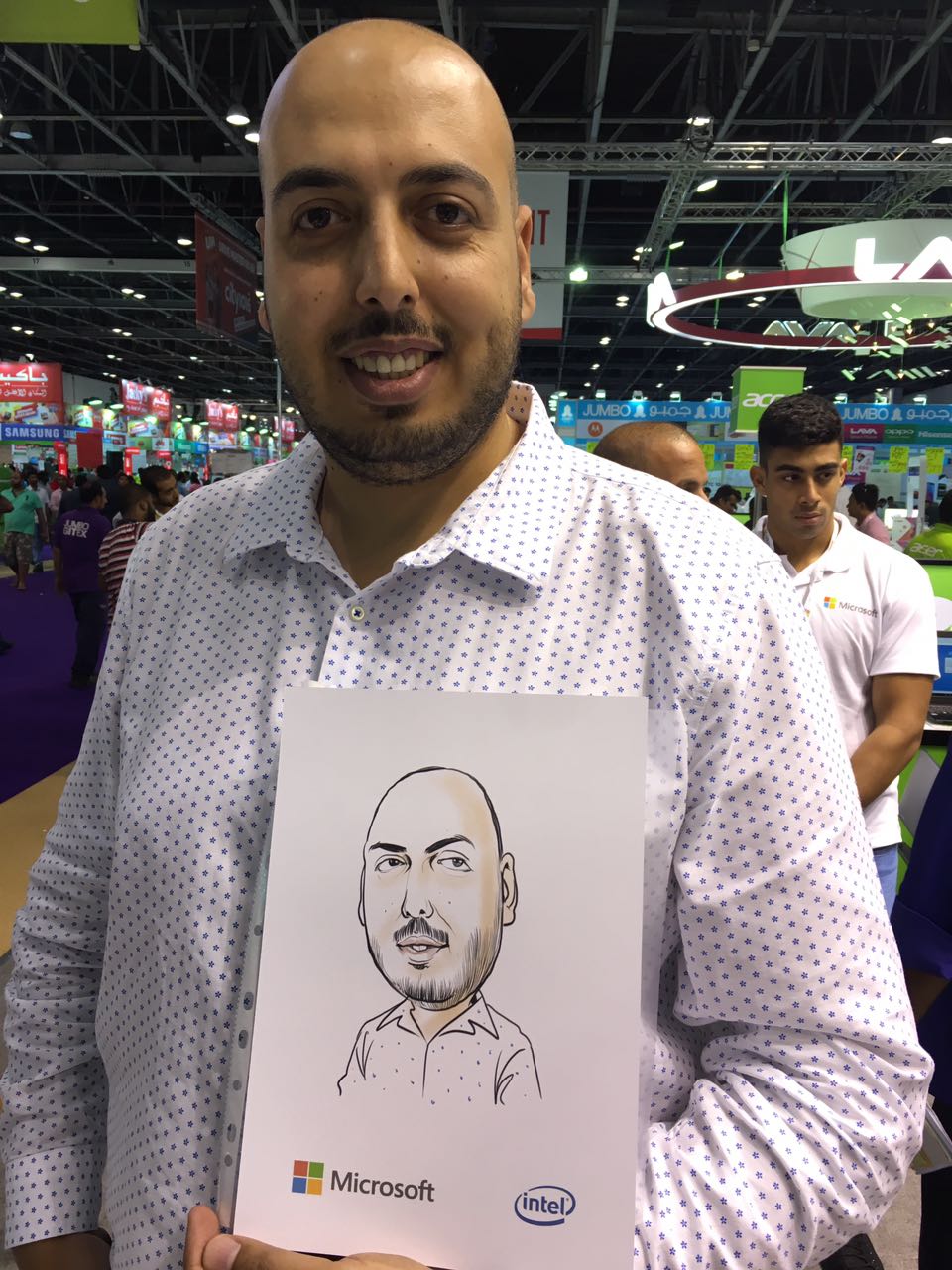 Cartoonist performance