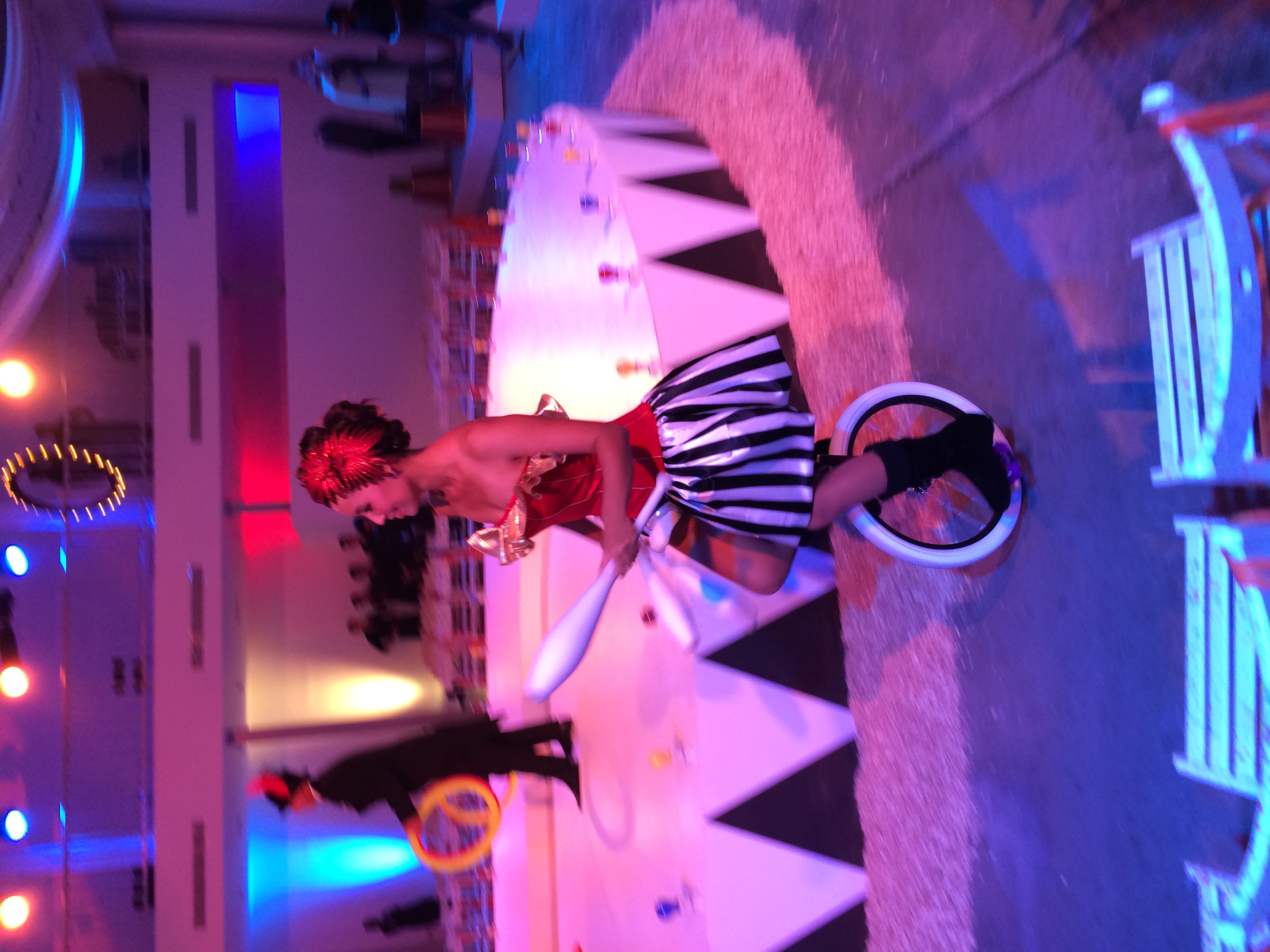 Circus Juggler performance
