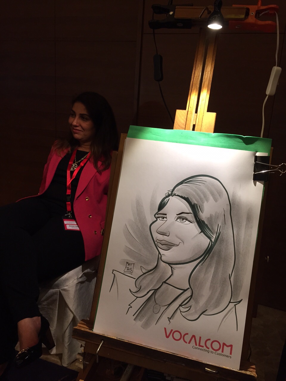 Digital/Trad. Caricature Artist performance