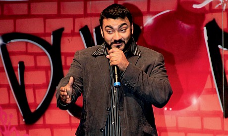Emirati Stand Up Comedian performance
