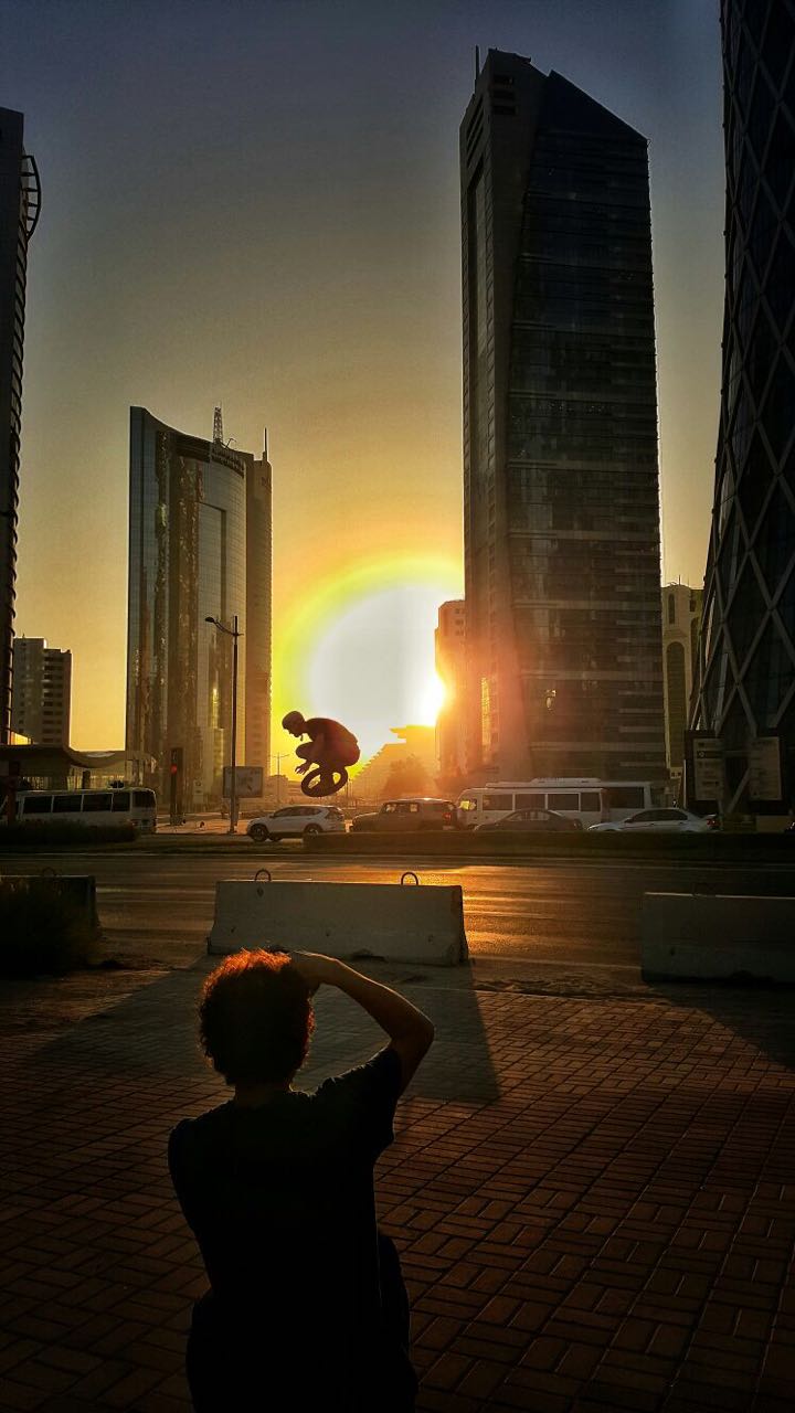 Extreme Unicyclists performance