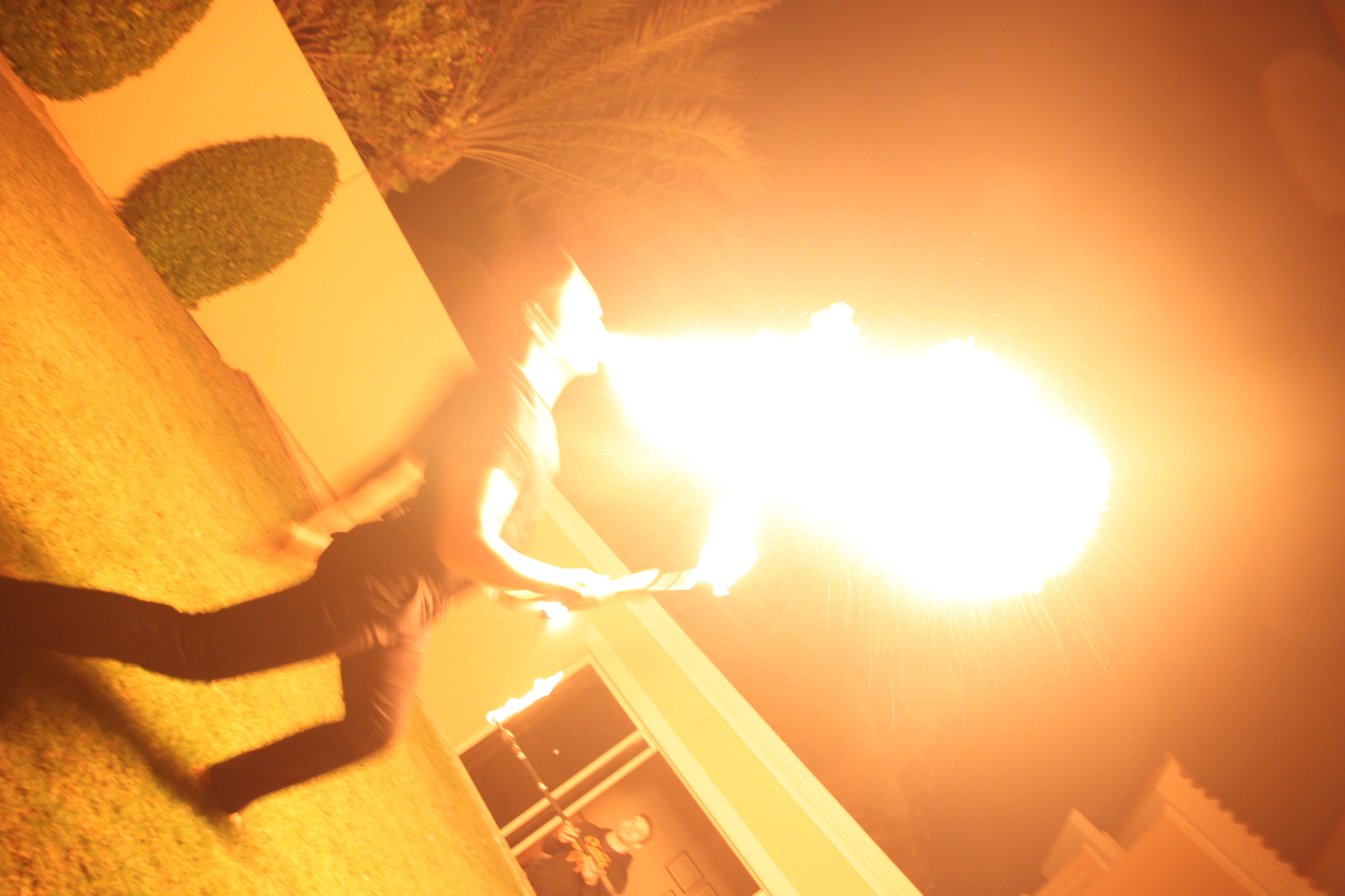 Fire Juggler performance