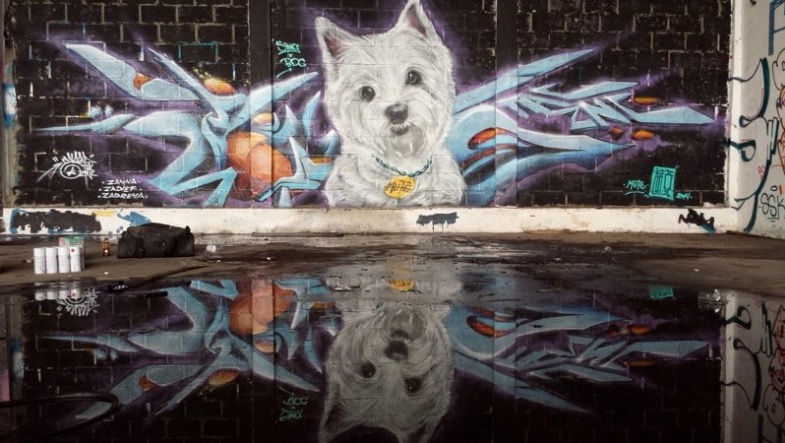 Graffiti Artist performance