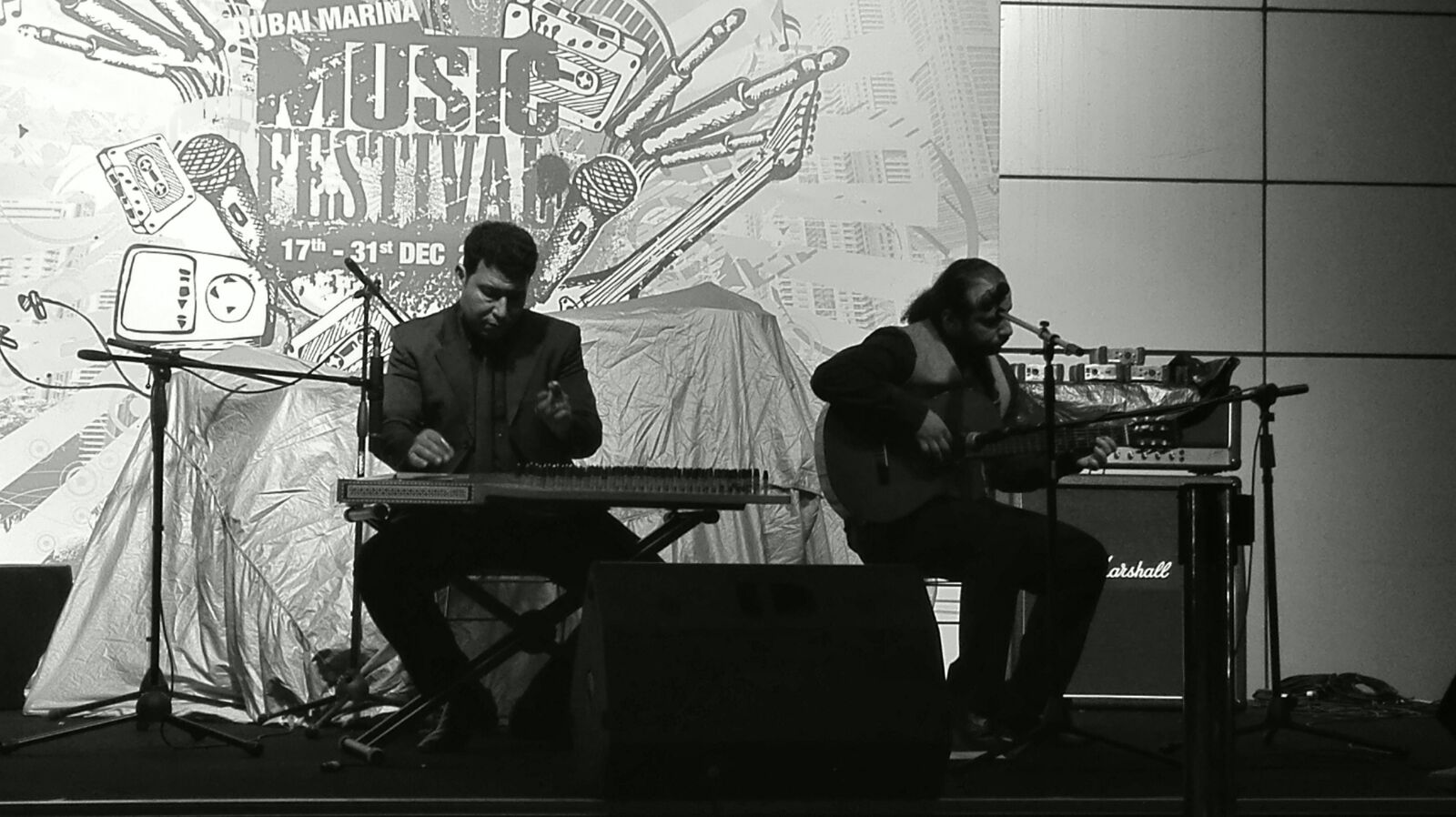 Guitar / Qanoon Duo performance