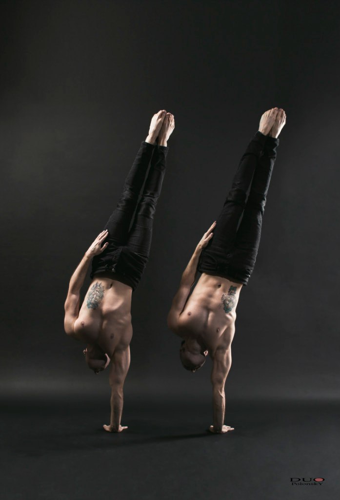 Hand Stand Duo performance