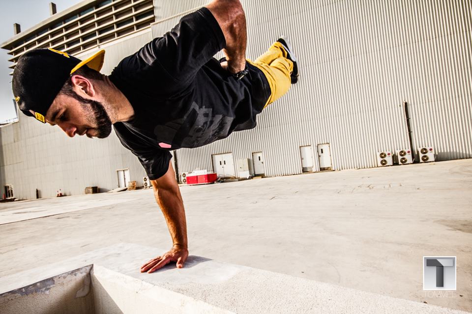 Hip Hop Break Dancers performance
