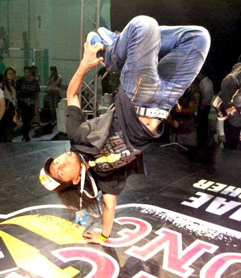 Hip Hop Break Dancers performance