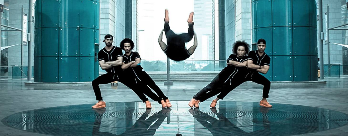 Hip Hop Break Dancers performance