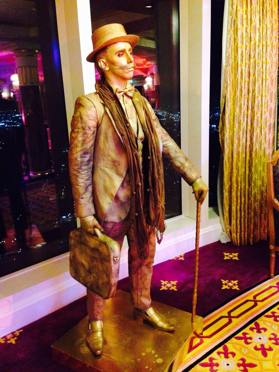 Human Statues performance