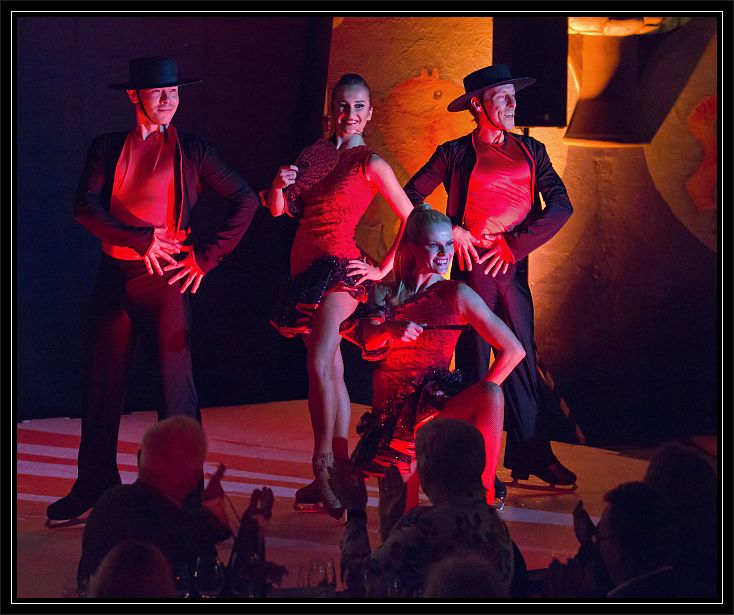 Ice Skating Show (synthetic ice) performance