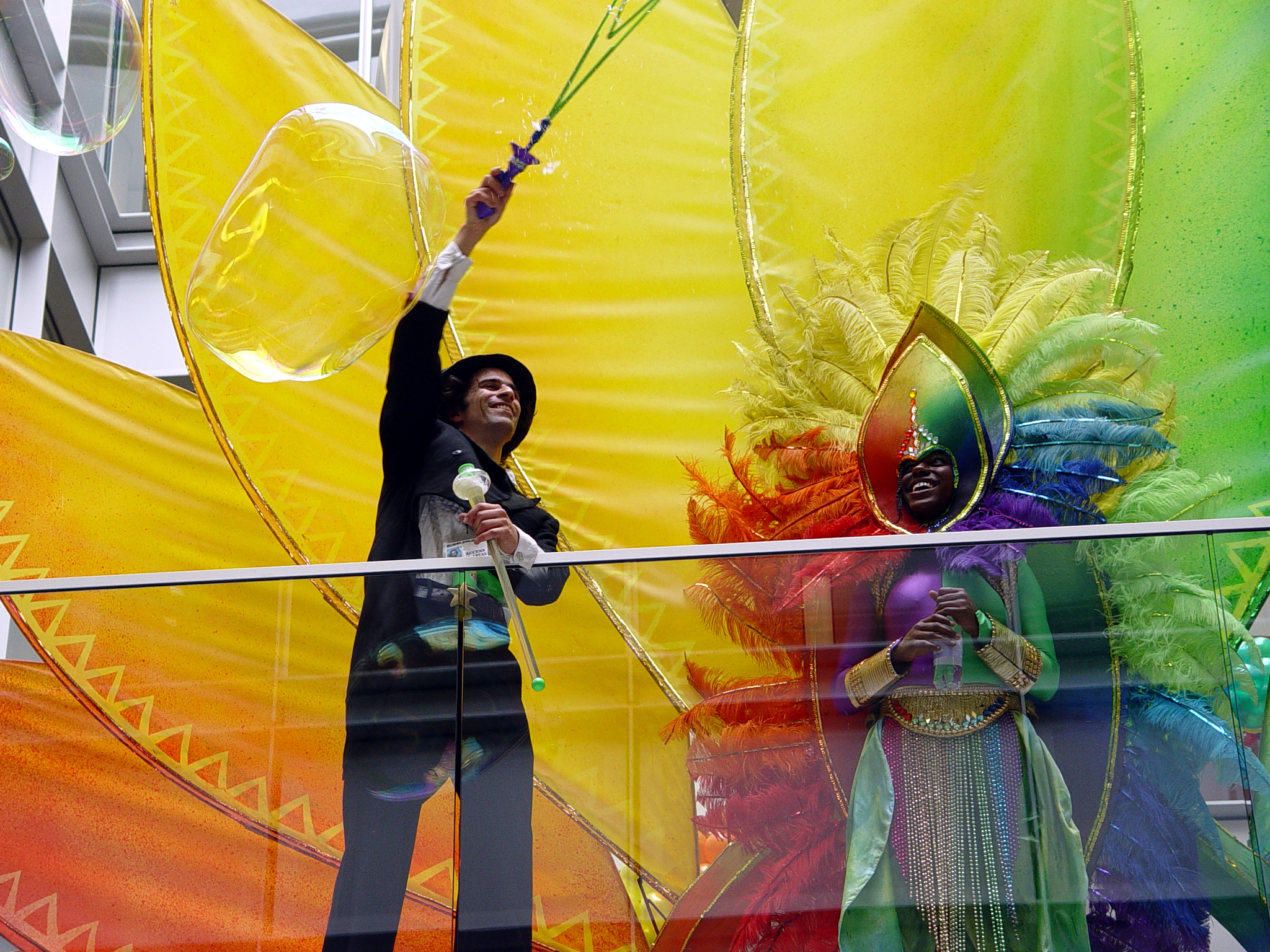 International Bubble Show performance