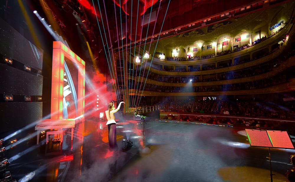 Laser Harp performance