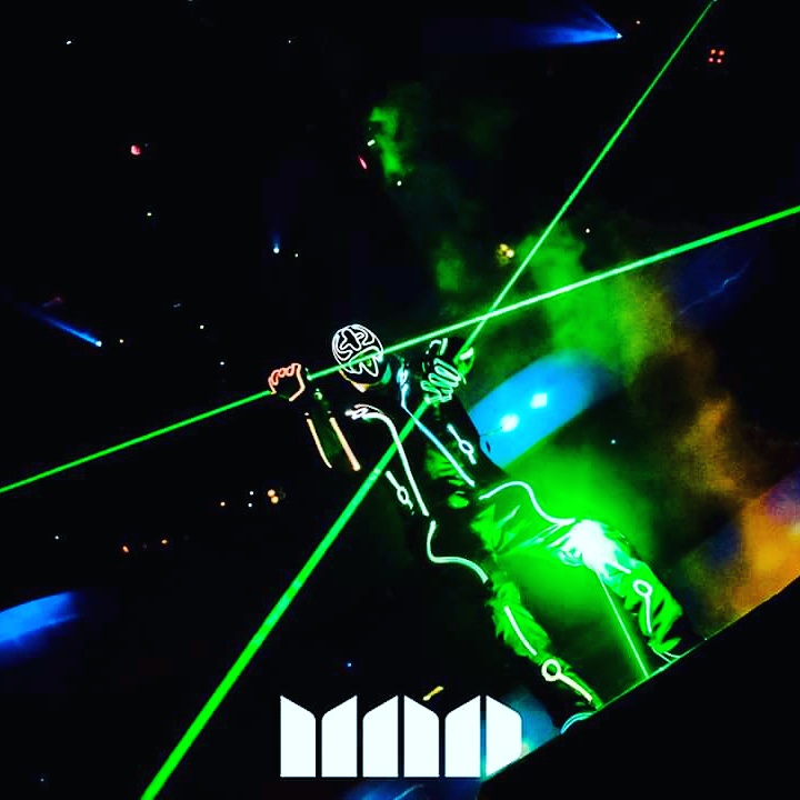 Laser Man Show with El Wire performance