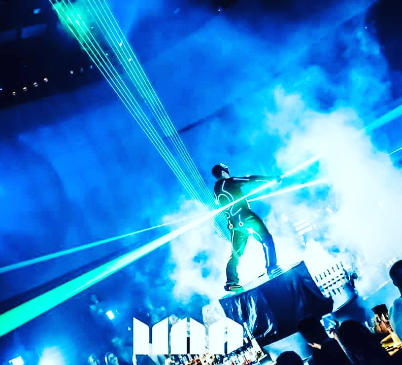 Laser Man Show with El Wire performance