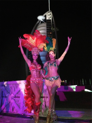 Latin/Samba Dancers performance