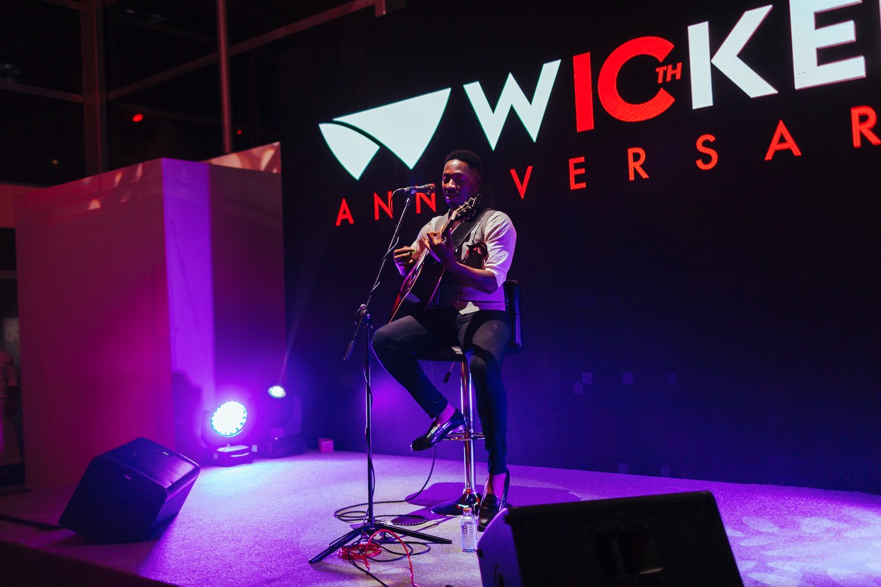 Male Singer/Guitarist performance
