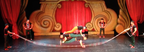 Mongolian Circus Troupe performance