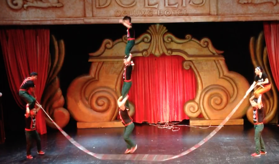 Mongolian Circus Troupe performance