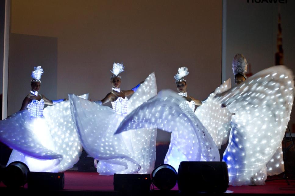 Oriental LED Dancers performance