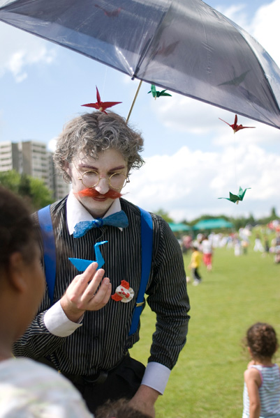 Origami Artist performance