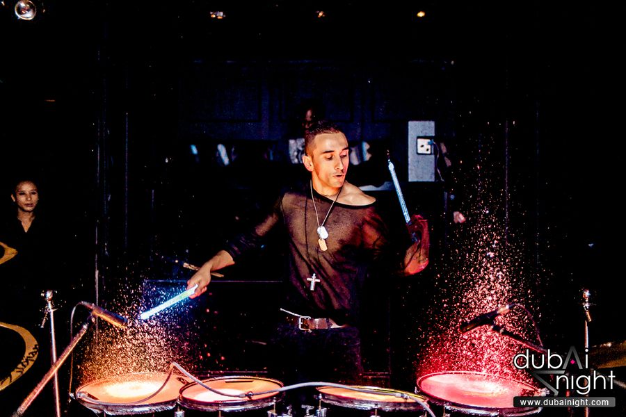 Percussionist performance