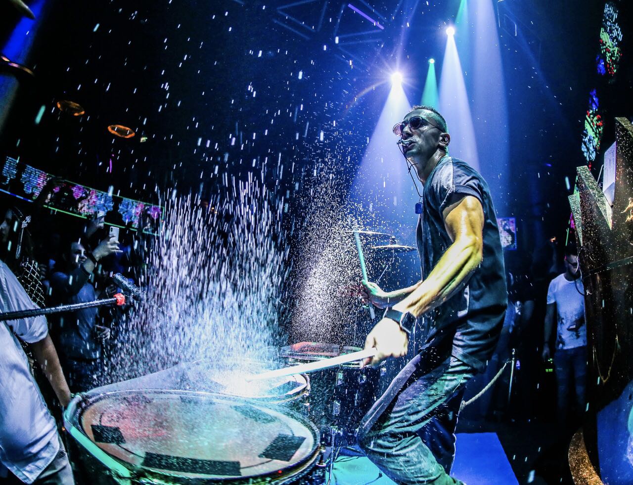 Percussionist performance