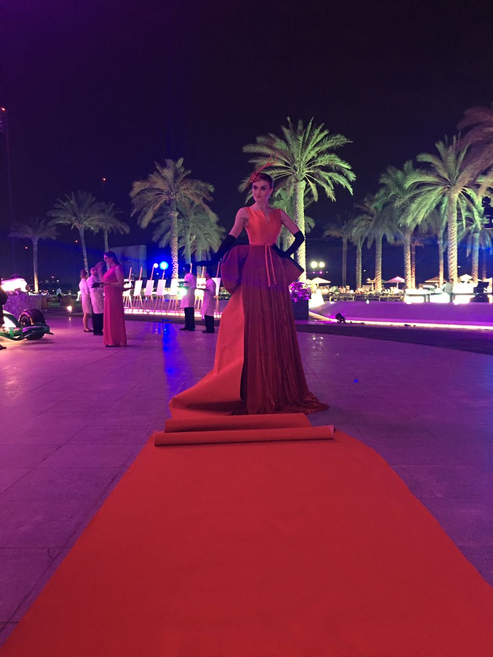 Red Carpet Lady performance