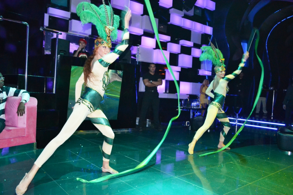 Ribbon Acrobats performance
