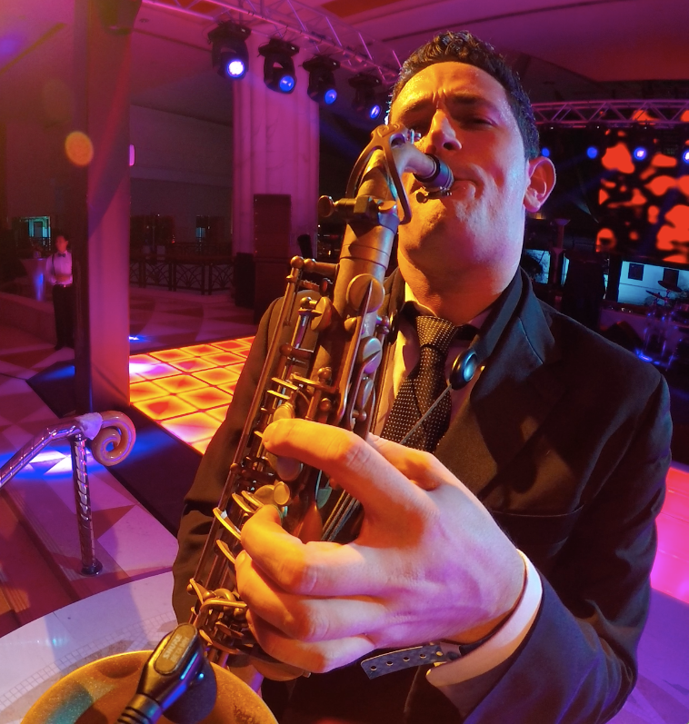 Sax Player performance