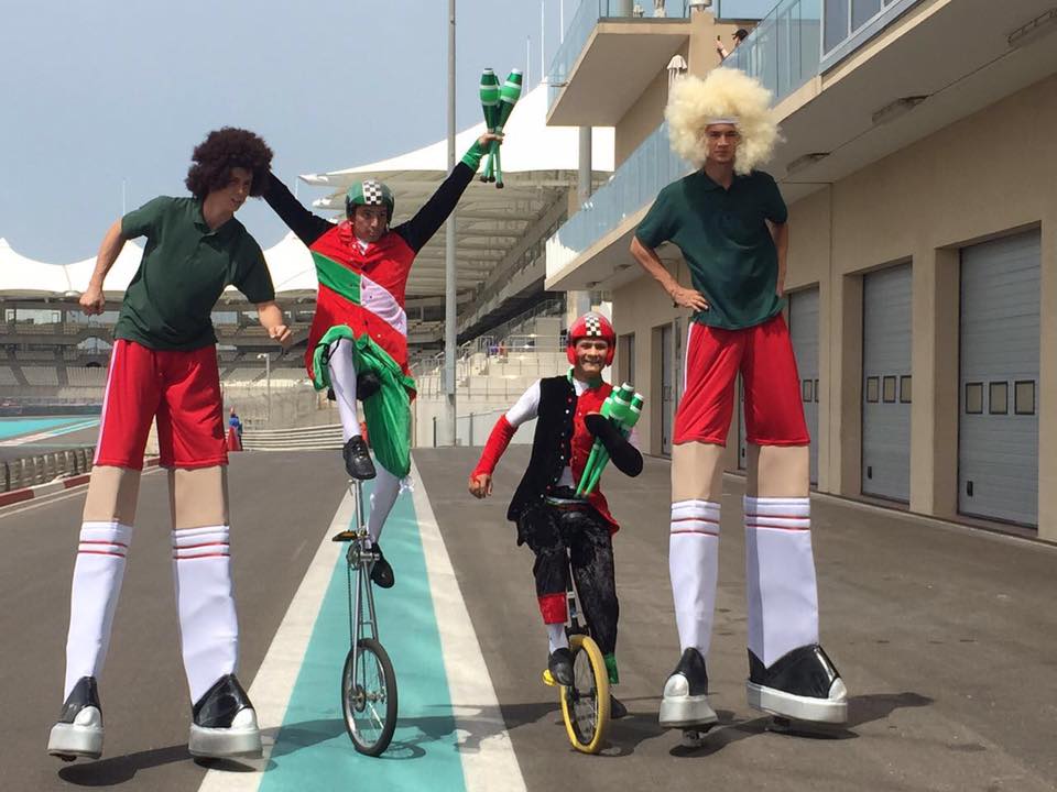 Stilt Walkers Dubai performance