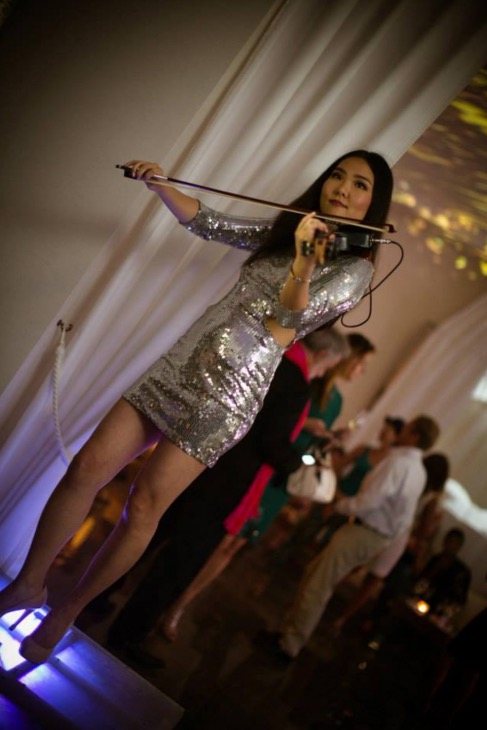 Violinist performance