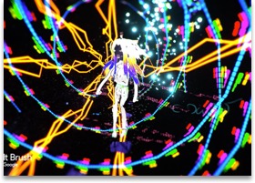 VIRTUAL REALITY LIVE PAINTING performance